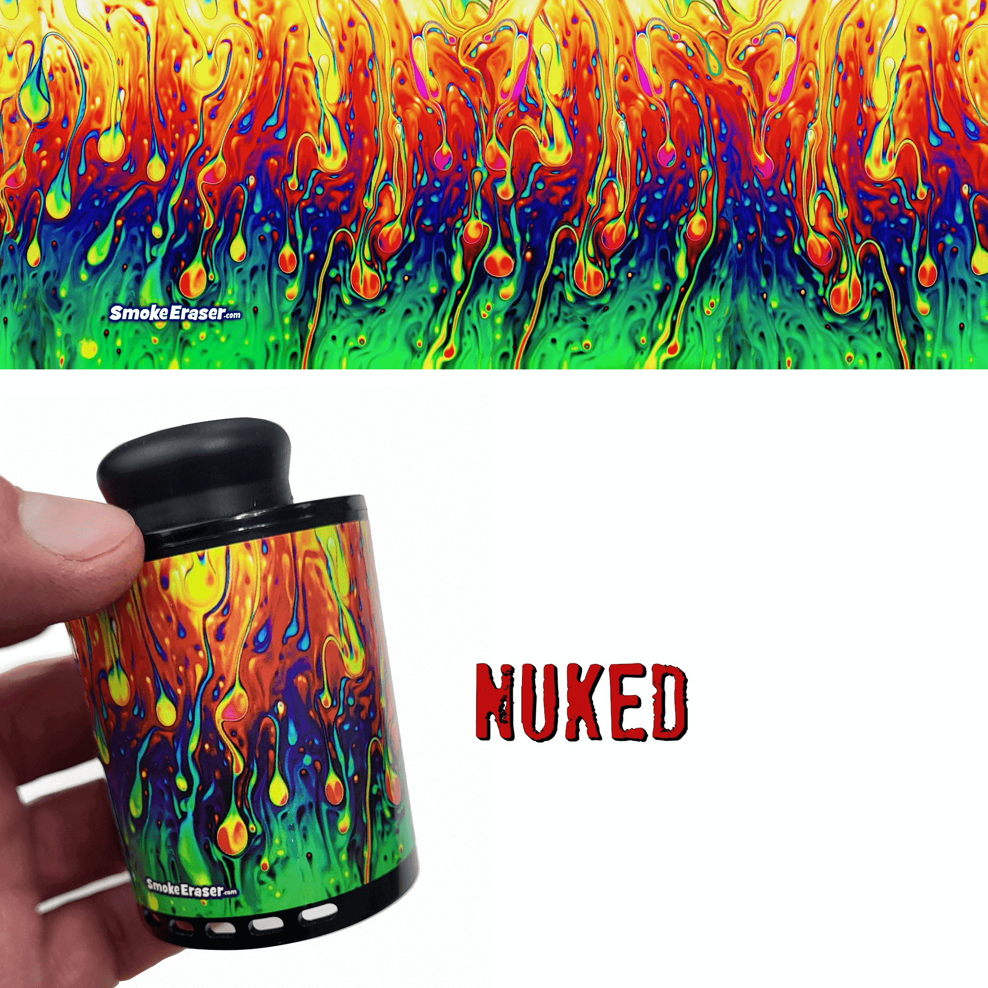 2 Self-Applied Skins Personal Smoke Filter Smoke Eraser