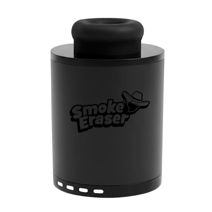 Smoke Eraser Pro (Bombed) personal smoke filter sploof — black on black no skin